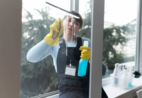 Nettoyage de vitres intérieures et extérieures à Gravières